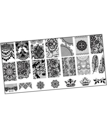 Beaupretty Nail Stamping Plates Tools nail art tool decorating tools nails tools manicure tools nail tools for nail art para u as nail polish tools Nail Stamping s peg board steel Nails - Buy Online on GoSupps.com