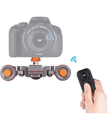 Andoer Track Dolly L4 PRO: Motorized 3-Wheel Camera Dolly with Wireless Remote Control - Gray - Buy Online on GoSupps.com