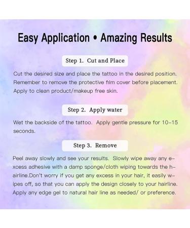Baby Hair Temporary Tattoo Stickers - 5 Styles, Waterproof & Curly Hairstyling Makeup Tool - Buy Online on GoSupps.com