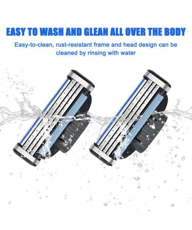 Abiemuce Mach 3 Razor Blades - 16PCs with 2 Holders | Men's Razor Blades for Gillette Mach3 - Buy Online on GoSupps.com