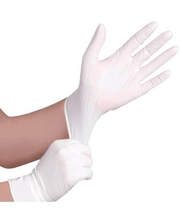 Multi Purpose Nitrile Gloves White XLarge Powder Free Pack of 100 White