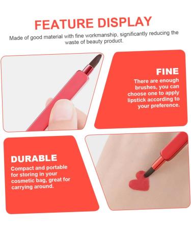 Healeved 3pcs Retractable Lip Brush Cosmetics Brush Makeup Tool Eyeshadow Applicator Lip Brush for Lipstick Lip Balm Brush Eyeshadow Brush Applicator Makeup Use Lipstick Brush Makeup Brush - Buy Online on GoSupps.com
