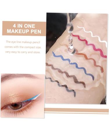 DOITOOL 6pcs Eye Liner Cosmetic Colorful Eyeliner Pen Eye Liners Eye Makeup Girl Abs Miss Liquid Eyeliner - Buy Online on GoSupps.com