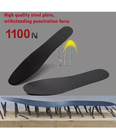 Stainless Steel Anti-Nail Puncture Resistant Insoles - Men's and Women's, Fits All Shoes - Size US8 (EU41) - Buy Online on GoSupps.com