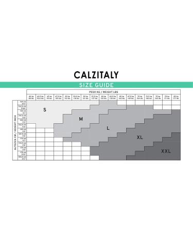 Calzitaly Women's Medical Support Tights | 10-14 mmHg Graduated Compression Pantyhose | 140 Den | Black Skin | Made in Italy - Buy Online on GoSupps.com