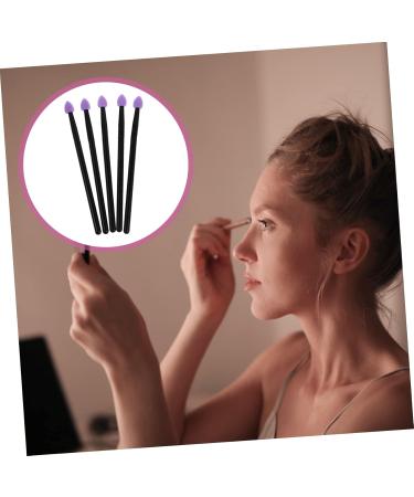 Healeved 5pcs Silicone Eyeshadow Brush Cream Eyeshadow Plastic Handle Simple Applicator Brush Purple - Buy Online on GoSupps.com