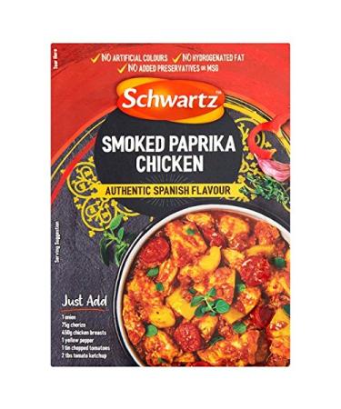 Schwartz Schwartz Smoked Paprika Chicken Seasoning (Authentic Spanish Flavor) 28g - Pack of 2