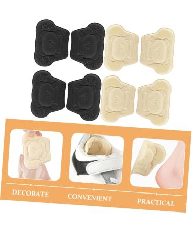 4 Pairs Self-Adhesive Heel Pads - Wear-Resistant Foot Liners for Sports Shoes | Cushioned Heel Stickers in Assorted Colors - Buy Online on GoSupps.com