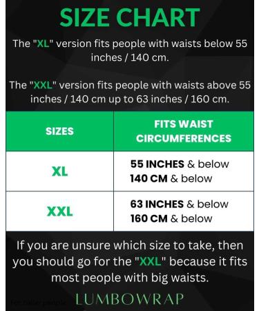 Lumbowrap Plus Size Hip & Lower Back Support Wrap for Sciatica Herniated Discs & Arthritis - XX-Large | International Shipping - Buy Online on GoSupps.com