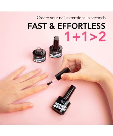 BettyCora Gel x Nail Glue - 8 in 1 Set for Gel Nail Extensions | 2PCS 12ML | Long Lasting Shine Finish | Curing Needed - Buy Online on GoSupps.com