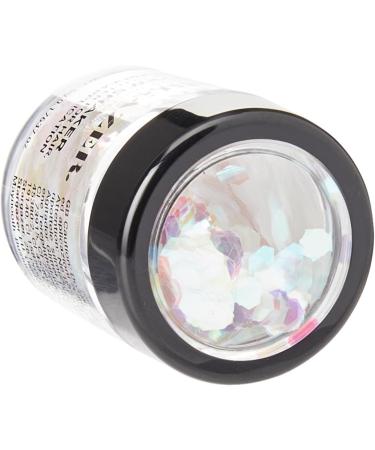 Stargazer Chunky Glitter Shaker UV White. Cosmetic glitter for use on the eyes lips face body hair and nails. - Buy Online on GoSupps.com