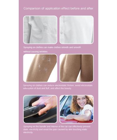 Static Shield Spray (2 Bottles) - Reduce Static in Clothes & Hair Anti-Frizz & Flat Crease Solution - Buy Online on GoSupps.com