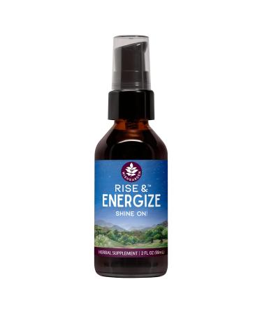 WishGarden Herbs Rise & Energize - Plant-Based Herbal Energy Boost Supplement with Yerba Mate Maca Schisandra & Gotu Kola Jitter-Free Coffee & Tea Alternative Less Than 5mg Caffeine 2oz 2 Fl Oz (Pack of 1)