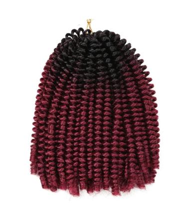 8-Inch Spring Fluffy Synthetic Crochet Braided Hair Extensions - Short Ombre Afro Braids 30 Roots per Pack (106g) | B30 6PCs/Lot - Buy Online on GoSupps.com