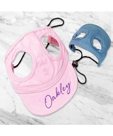 Personalized Dog Baseball Cap - Adjustable Custom Dog Hat with Ear Hole - Embroidered Golf & Sun Cap - Perfect Dog Accessory Gift - Buy Online on GoSupps.com