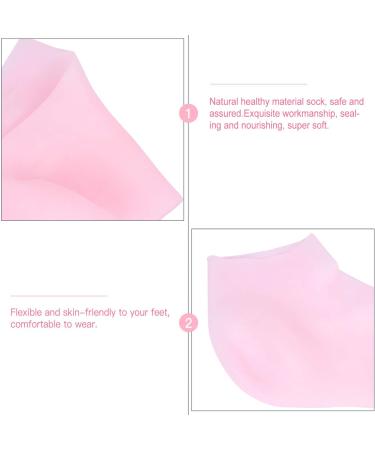 Moisturizing Protective Socks for Dry Cracked Feet | Gel Socks for Heal Relief - Soft & Comfortable Sleep Socks - Buy Online on GoSupps.com