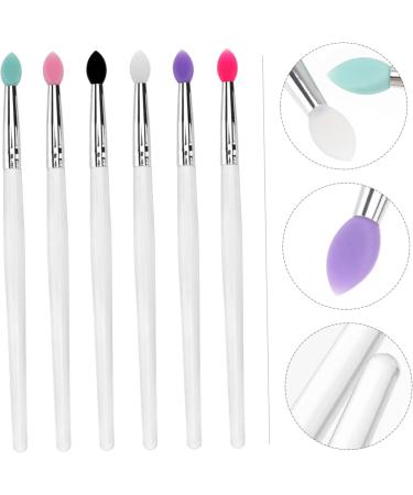 Gogogmee 6pcs Eye Shadow Brush Makeup Cosmetic Eyeshadow Brush Make up Silicone Brush - Buy Online on GoSupps.com