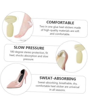 Buy Hemoton 2 Pairs Sponge Heel Inserts | Cushioned Heel Stickers & Protectors for Pain Relief - International Shipping Available - Buy Online on GoSupps.com
