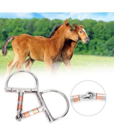 Snaffle Bit Stainless Steel Bit Snaffle Horse Tool All Purpose Ring Snaffle Bit Mouth with Copper Amp SS Rollers - Buy Online on GoSupps.com