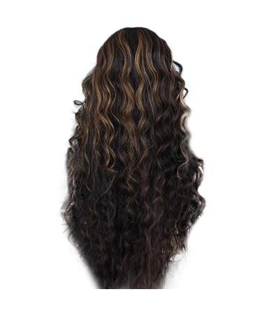 Wig Hair for Women - Brown Afro Curly Locks | Synthetic Long Anime Cosplay Hair - Buy Online on GoSupps.com