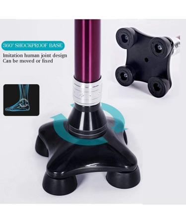 Walking Stick Walkers for Seniors Walking Stick Elderly Multifunctional Luminous TelesCrutches Lightweight Height-Adjustable Walking Stick rollator Walker Durable Mobility Aid - Buy Online on GoSupps.com