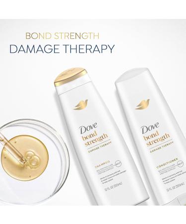 Dove Bond Strength Shampoo & Conditioner Set | Daily Strengthening Treatment for Dry Damaged Hair | 12 Oz Each | Shop Now - Buy Online on GoSupps.com