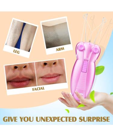 Capmesso Electric Face Hair Remover for Women - Pink Hair Shaver & Epilierer for Flawless Skin - Perfect Valentine's Day Gift - Buy Online on GoSupps.com