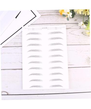 MAGICLULU 2 Pairs Eyebrow Sticker Black Makeup Adhesive Eyebrow Template Makeup Brishes Disposable 6d - Buy Online on GoSupps.com