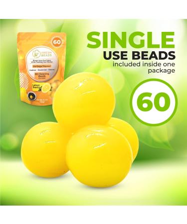 60-Count Lemon Scent Garbage Disposal Cleaner Capsules - Freshener & Deodorizer - Buy Online on GoSupps.com