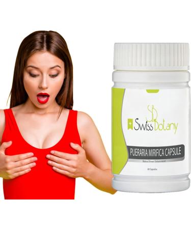 Organic Pueraria Mirifica Breast Enhancement Pills - Natural Breast Enlargement Capsules for Women | Firmness Elasticity & Improved Skin Hair & Nails - 120 Count - Buy Online on GoSupps.com