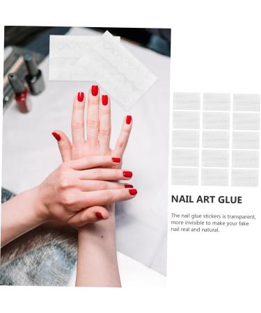  Housoutil Housoutil 15 Sheets Nail Jelly Glue False Nails Glue for Nail Charms Waterproof Labels Stickers for Nail Art Stickers Nail Art - Buy Online on GoSupps.com