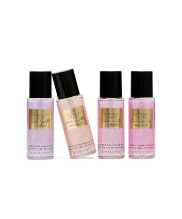 Victoria's Secret Fragrance Mist Collection 4 Piece Shimmer Mini Gift Set Assorted Scents Assorted Shimmer - Buy Online on GoSupps.com