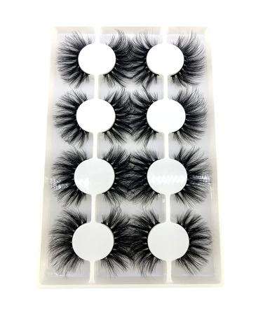 HBZGTLAD 2021 New 8 pairs natural false eyelashes fake lashes long makeup 3d mink lashes eyelash extension mink eyelashes for beauty (JM-4)