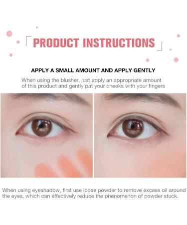 twcrvil Matte Blush Long Lasting Make Up Cheek 3 in 1 Blusher Eyeshadow Lipstick Portable Cosmetic Accessories Ladies Girls Type 1 - Buy Online on GoSupps.com