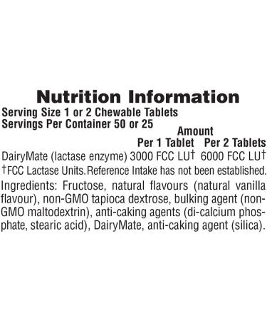 Nature's Plus Say Yes Dairy Digestive Aid - 50 Chewable Tablets for Dairy Relief - Buy Online on GoSupps.com