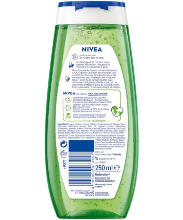 Buy Nivea Lemongrass & Oil Shower Gel 250 ml - Invigorating pH-Neutral Care with Nourishing Oil Beads (Pack of 5) | International Shipping - Buy Online on GoSupps.com