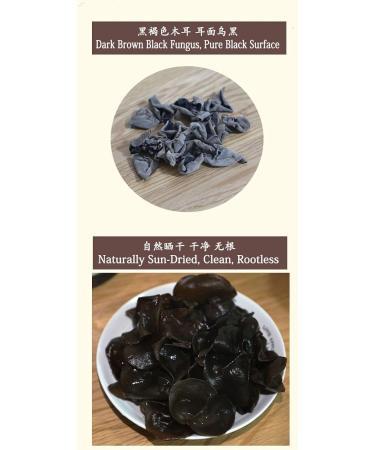 WATSON Wood Ear Mushroom | Dried Black Fungus | Black fungus Mushrooms Dried | 227g/8oz | Dried Mushrooms | Natrual Sun-dried | Dried wood ear mushrooms | Wood ear mushrooms dry | Vaccm-locked Nutrients - Buy Online on GoSupps.com