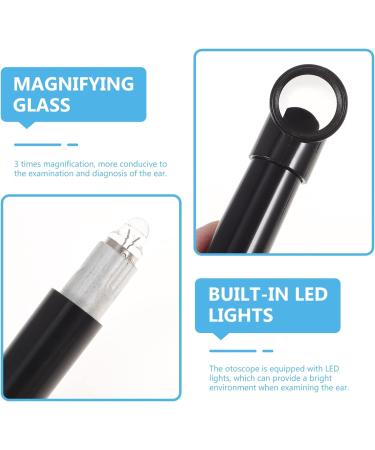 Buy Healifty Otoscope with Light - Portable Ear Diagnostic Tool for Kids Adults & Pets | 5 Otoscopic Covers No Battery Needed - International Shipping - Buy Online on GoSupps.com