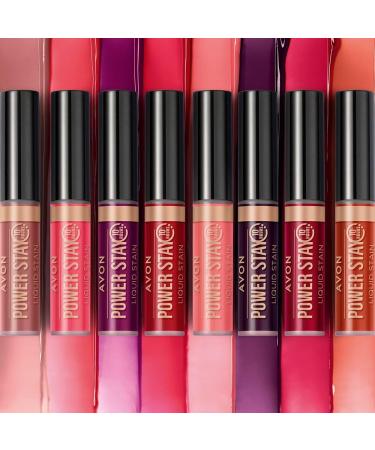 Avon Power Stay Lip Stain Kiss And Tell for up to 10 hours of Comfortable Staying Power and a Satin Matte Finish 3ml - Buy Online on GoSupps.com