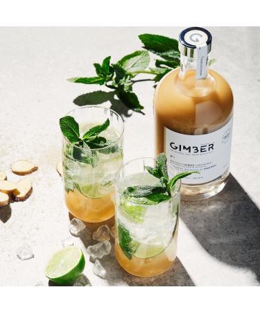 GIMBER Organic Ginger Concentrate 500 ml | Alcohol-Free Organic Drink Made from Ginger Lemon and Herbs | Premium Ginger Essence - Buy Online on GoSupps.com