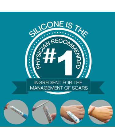 NewGel+E Advanced Silicone Scar Treatment Gel with Vitamin E - For Old and New Scars, Surgery, Injury, Keloids, Burns, and Acne Scars (1 oz) - Buy Online on GoSupps.com