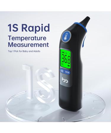 Buy Digital Infrared Ear Thermometer for Baby & Adults - Includes 24 Disposable Caps - Fast International Shipping - Buy Online on GoSupps.com