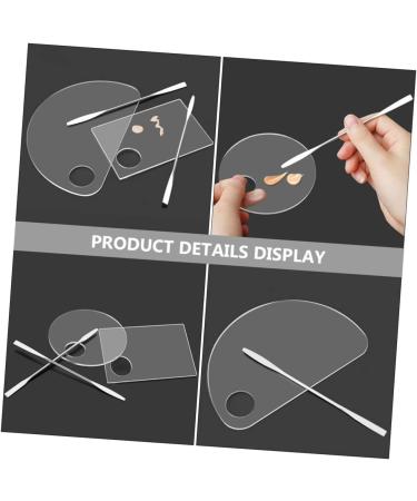  BIUDECO High-Quality Acrylic Makeup Mixing Tray Versatile Foundation Tray for Liquid Foundation and Eyeshadow - Buy Online on GoSupps.com
