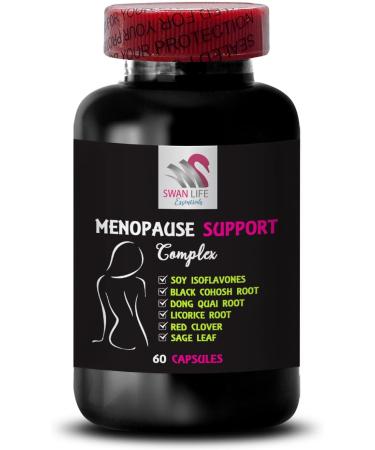 MENOPAUSE SUPPLEMENTS FOR WOMEN - menopause support for women hot flashes menopause red clover blessed thistle menopause relief herbs night sweats resveratrol red raspberry 3Bot - Buy Online on GoSupps.com