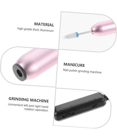 Healeved 1 Set Polisher Kit De Manicura Nail Tool Kit Small Nail Drill Sanding Bands Tools File Sanding Bands Nails Gel Kit Manicure Miss Aluminum Alloy Cross Nails 11.2X2X2CM Rose Gold - Buy Online on GoSupps.com