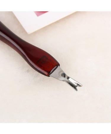 Cuticle Pusher Cuticle Remover Trimmer Pusher Manicure Dead Skin Removal Fork Nail Art Tips Nail Cleaner Tool for Home Salon Use - Buy Online on GoSupps.com