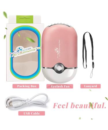 GreenLife USB Rechargeable Portable Mini Fan - Bladeless Handheld Eyelash Dryer & Air Conditioning Blower (Purple) - Perfect for Eyelash Extensions - International Shipping Available - Buy Online on GoSupps.com