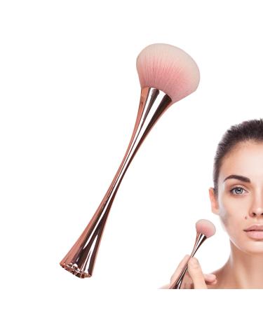 Blush Brush for Cheeks Large Standing Blush Makeup Brush Nail Art Brush Brush Cosmetic Brushes Face Makeup Brush for Women Girls Nail Art Supplies Standing four-leaf clover makeup brush rose gold +
