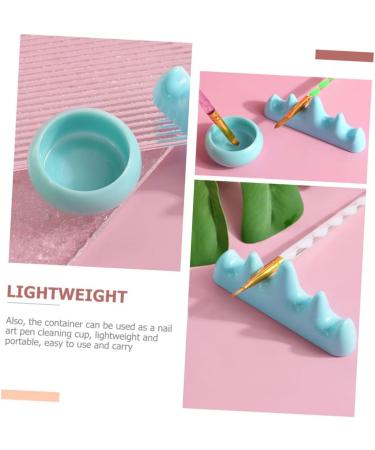 Healeved 4 Sets Nail Art Brush Cup Makeup Brush Holder Makeup Sponge Holder Manicure Nail Pencils Bowl Acetona Drawing Pens Rack Nail Art Cup Manicure Bowl Washing Rack Plastic Washing Cups - Buy Online on GoSupps.com