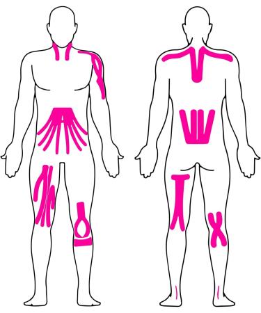 Effekt Waterproof Kinesiology Tape (5m x 5cm) - Pink | Elastic Physio Tape for Muscle Support and Injury Recovery | Medical Grade Sports Strapping Tape - Buy Online on GoSupps.com